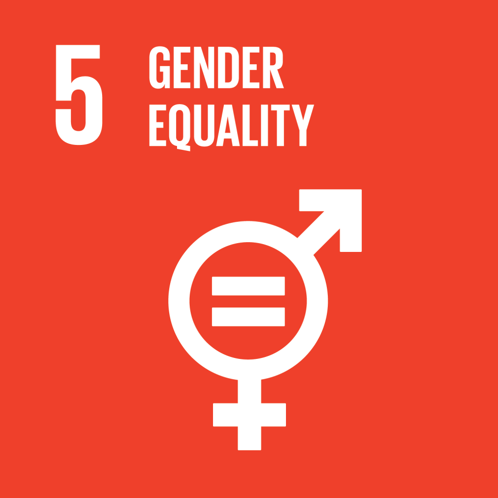 <span data-lang="en">SDG 5 — Gender Equality</span><span data-lang="id">SDG 5 — Kesetaraan Gender</span>